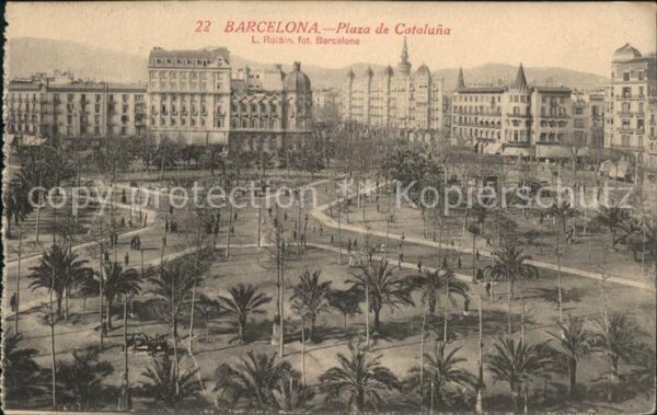 Barcelona Cataluna Plaza de Cataluna