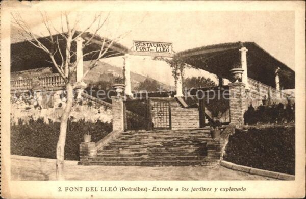 Petralbes Restaurant Font del Lleo Entrada a los