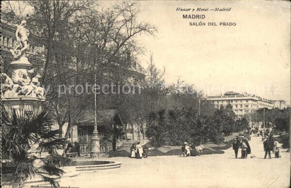 Madrid Spain Salon del Prado