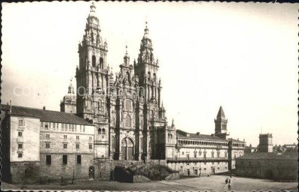 Santiago de Compostela Catedral Fachada del Obradoiro