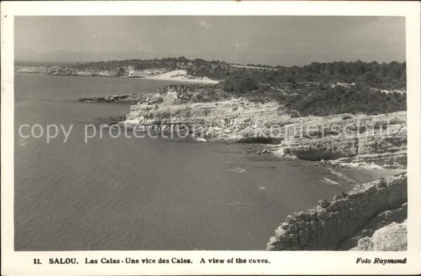 Salou Las Calas Bucht Felsenküste