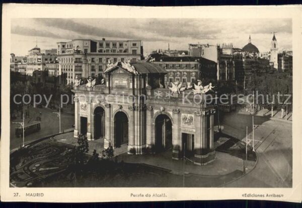 Madrid Spain Puerta de Alcala