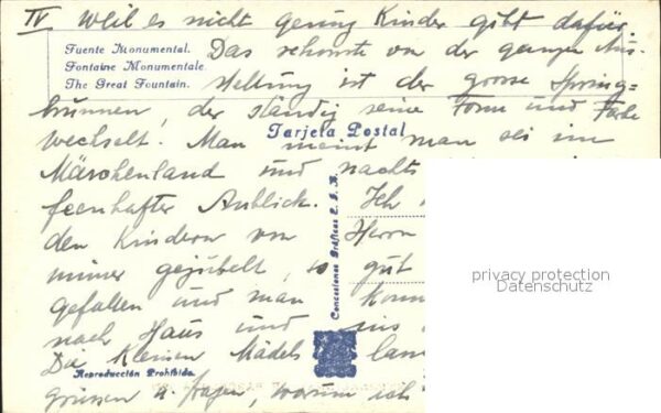 Barcelona Cataluna Exposicion Internacional 1929 Fuente Mo – Bild 2