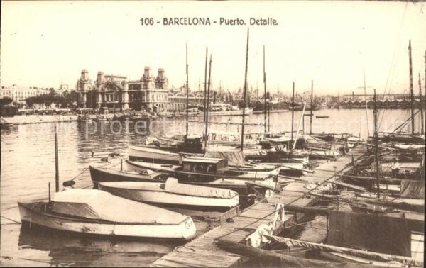 Barcelona Cataluna Puerto Boote