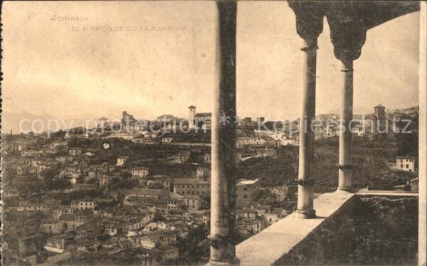 Granada Andalucia El Albaicin desde la Alhambra