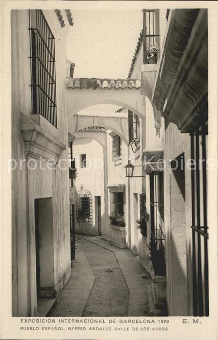 Barcelona Cataluna Exposicion Internacional 1929 Pueblo Es