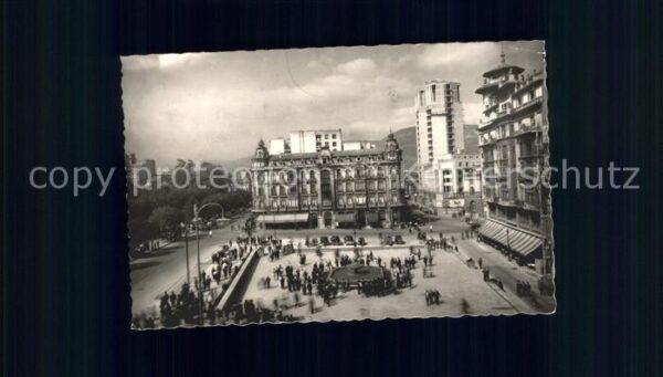 Oviedo Asturias Plaza del Generalisimo Franco
