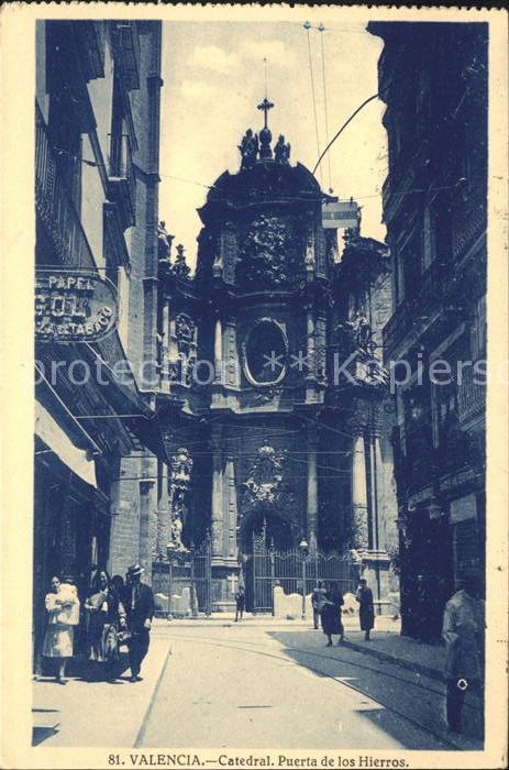 Valencia Valenciana Catedral Puerta de los Hierros