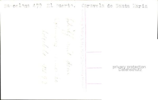 Barcelona Cataluna Caravela de Santa Maria Schiff – Bild 2