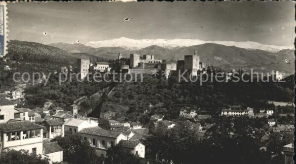 Granada Andalucia El Alhambra vista general