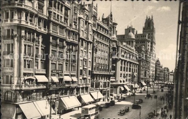 Madrid Spain Avenida de Jose Antonio