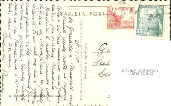 Madrid Spain Avenida de Jose Antonio – Bild 2
