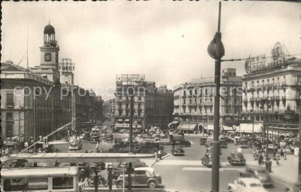 Madrid Spain Plaza Puerto del Sol