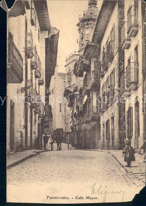 Fuenterrabia Hondarribia Calle Mayor