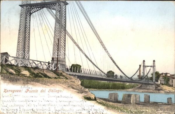 Zaragoza Saragossa Espana Puente de Gallego