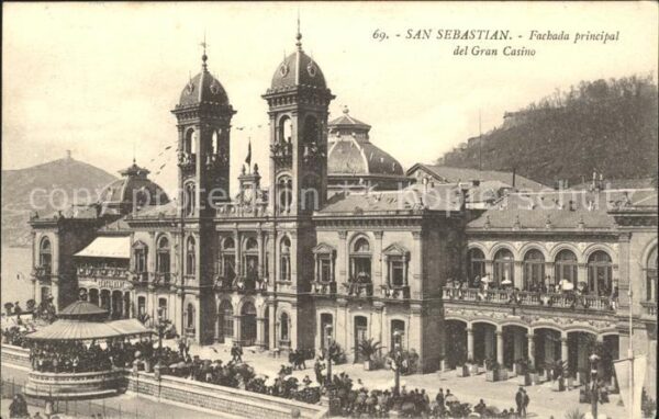 San Sebastian  Pais Vasco ES Fachada principal del Gran Casino