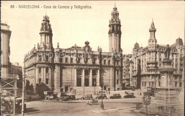 Barcelona Cataluna Casa de Correos y Telegrafos Monumento