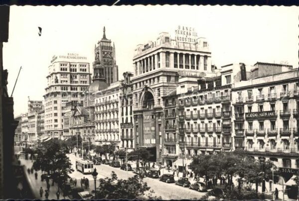 Madrid Spain Calle de Alcala