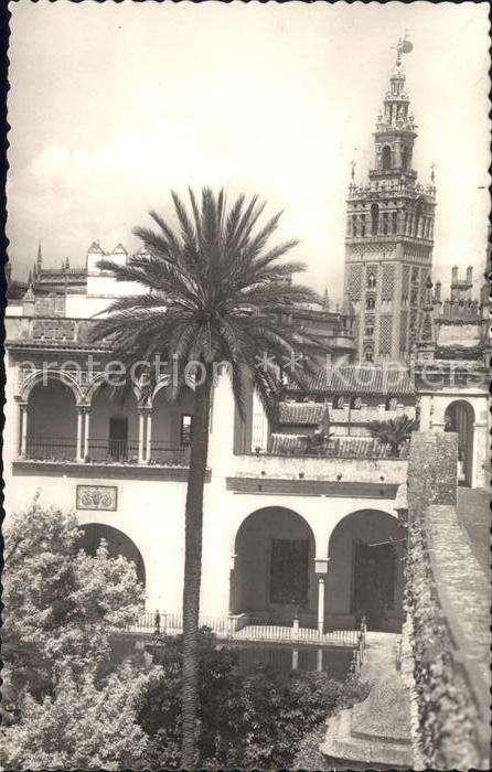 Sevilla Andalucia Reales Alcazares Palacio Galerias del R