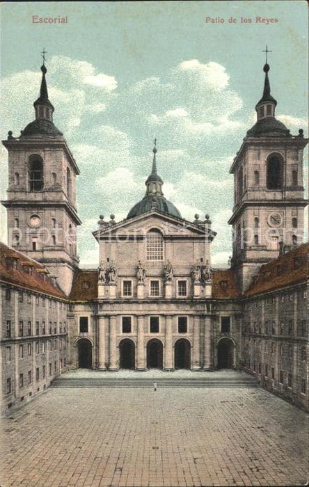 El Escorial Patio de los Reyes Basilica
