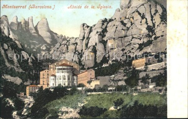Montserrat Kloster Monasterio Abside de la Iglesia