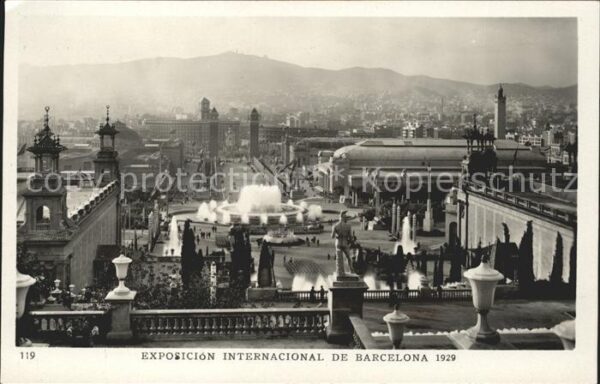 Barcelona Cataluna Exposicion Internacional 1929 Palacio N