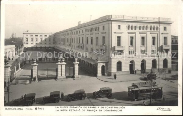 Barcelona Cataluna Nueva Estacion de Francia en Construcci