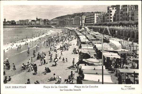 San Sebastian  Pais Vasco ES Playa de La Concha