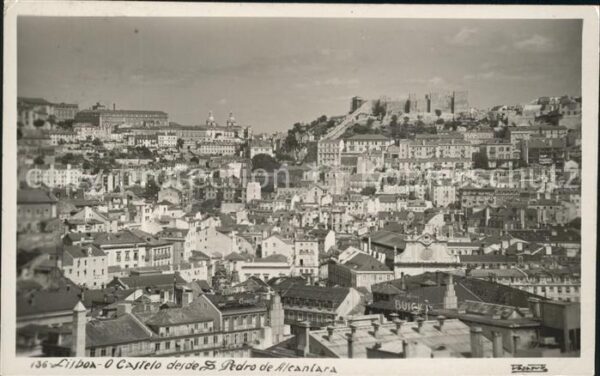 Lisboa Castelo desde San Pedro de Alcantara