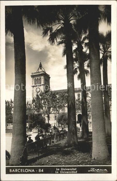 Barcelona Cataluna La Universidad