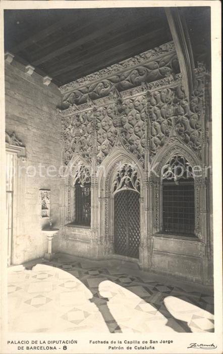 Barcelona Cataluna Palacio de la Diputacion Fachada de la