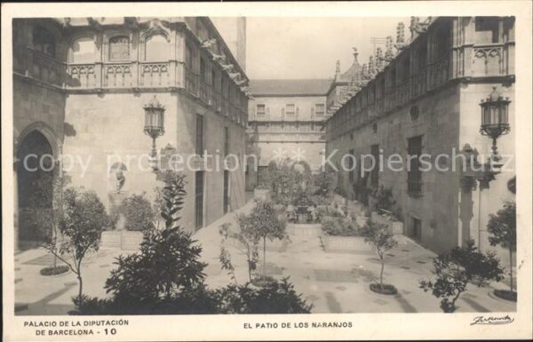 Barcelona Cataluna Palacio de la Diputacion Patio de los N
