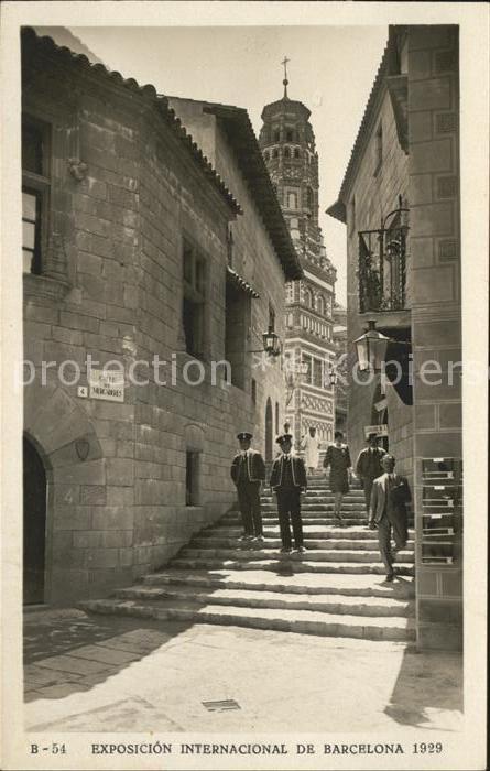 Barcelona Cataluna Exposicion Internacional 1929 Pueblo Es