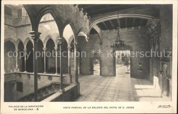 Barcelona Cataluna Palacio de la Diputacion Galeria del Pa
