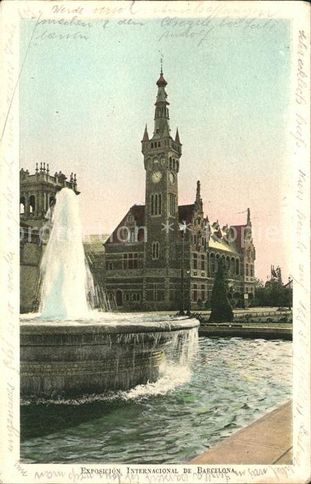 Barcelona Cataluna Exposicion Internacional 1929 Pabellon