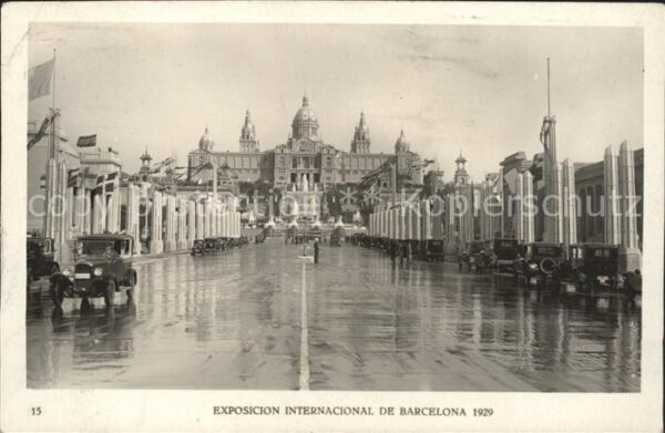 Barcelona Cataluna Exposicion Internacional 1929 Avenida R