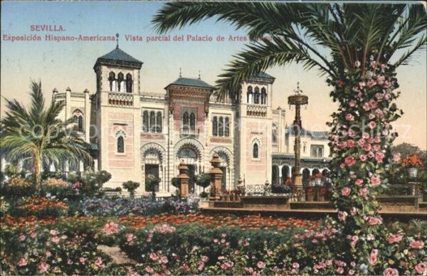 Sevilla Andalucia Exposicion Ibero Americana Palacio de A