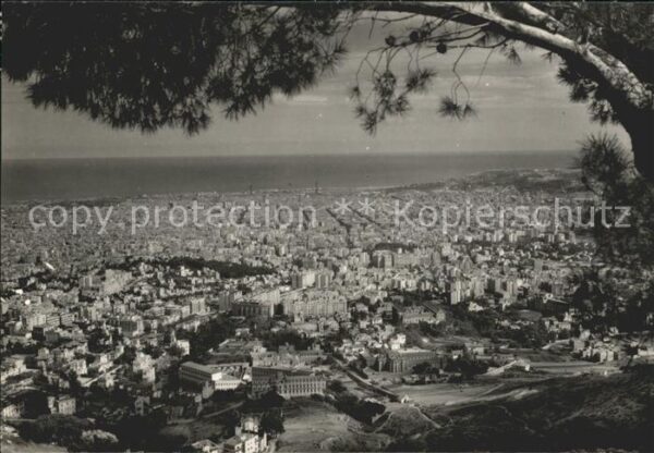 Barcelona Cataluna Vista panoramica desde el Tibidabo Seri