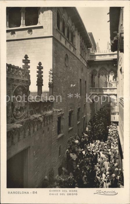 Barcelona Cataluna Calle del Obispo