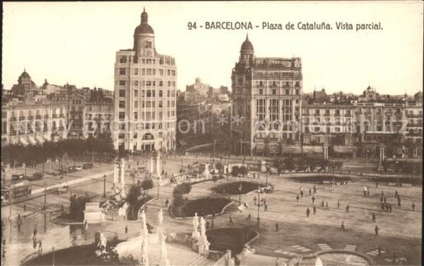 Barcelona Cataluna Plaza de Cataluna