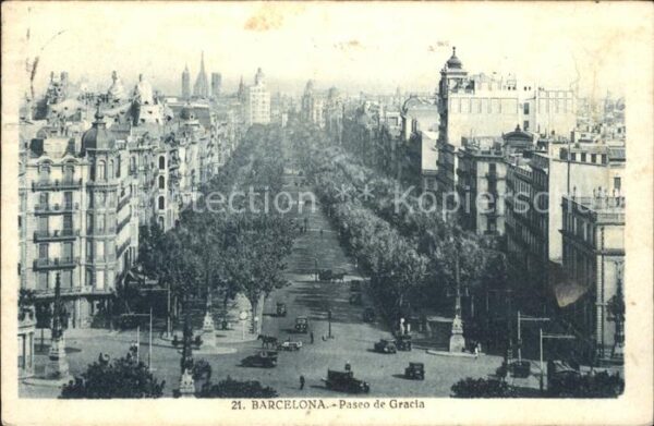 Barcelona Cataluna Paseo de Gracia