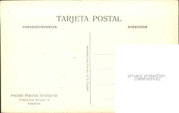 Madrid Spain Hotel Reina Victoria Hall artistico – Bild 2