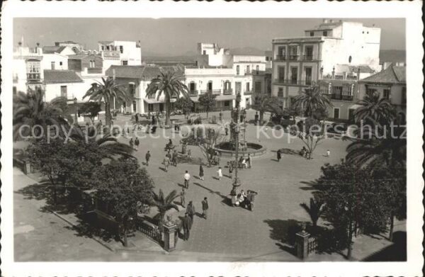 Algeciras Andalucia Plaza del Generalisimo Monumento