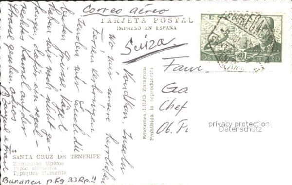Santa Cruz de Tenerife Elementos tipicos Kamel Lasttier – Bild 2