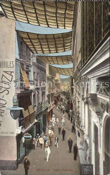 Sevilla Andalucia Calle Sierpes