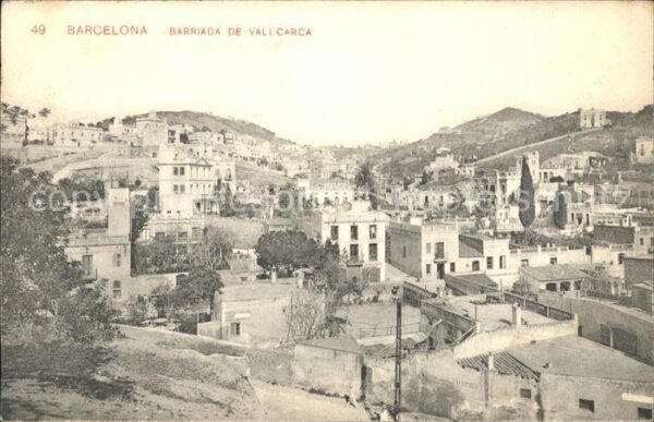 Barcelona Cataluna Barriada de Vallcarca