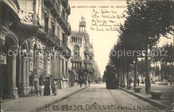 Barcelona Cataluna Paseo de Gracia