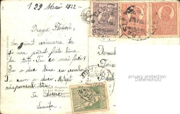Kuenstlerkarte A. Tominetti Il Lago Maggiore Hirte Sch – Bild 2