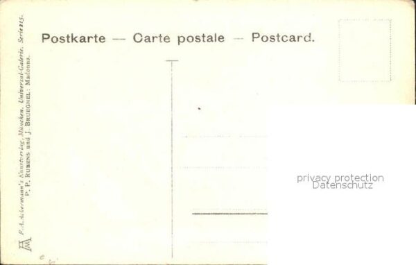 Verlag Ackermann Kuenstlerpostkarte Nr. 2193 Madonna P. P. Rubens J. Brueghel – Bild 2