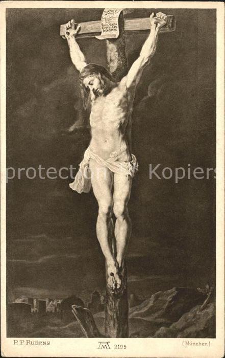 Verlag Ackermann Kuenstlerpostkarte Nr. 2195 P.P. Rubens Christ on the Cross Je